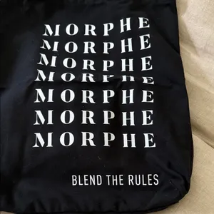 New Morphe‎ Black Canvas Tote thumbnail 2