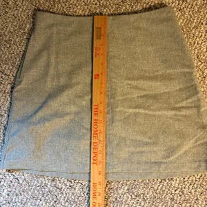 Aritzia Wilfred Essonne Mini Skirt Grey A-Line Wool Cashmere‎ Blend Size 10 thumbnail 5