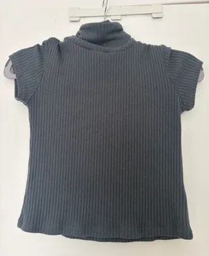 Short sleeve turtleneck Gray Size M thumbnail 1