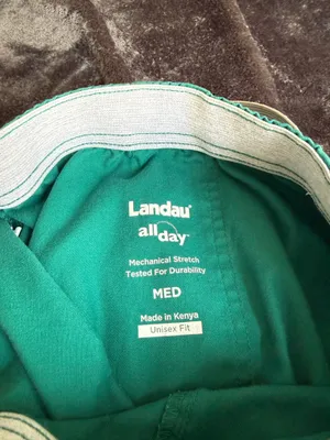 Adrienne Landau scrub pants hunter green thumbnail 3