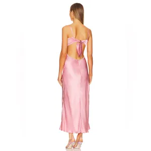 NWT Bardot Rome Diamonte Slip Dress in Blush Pink, size 6 thumbnail 3