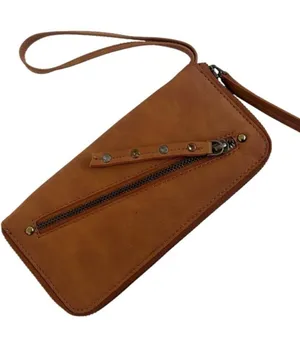 Like New Free People Wristlet Wallet Brown thumbnail 1