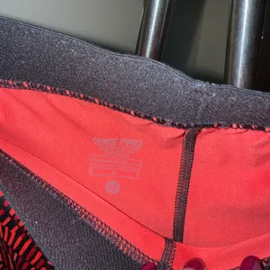 Nike Pro Red and Black Athletic Shorts thumbnail 2