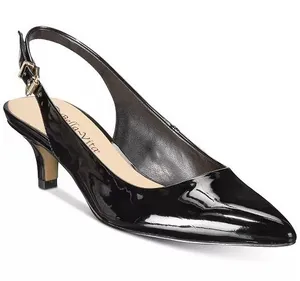 EXTRA WIDE Bella Vita Scarlett II Kitten-Heel Slingback Pumps 9.5WW thumbnail 1