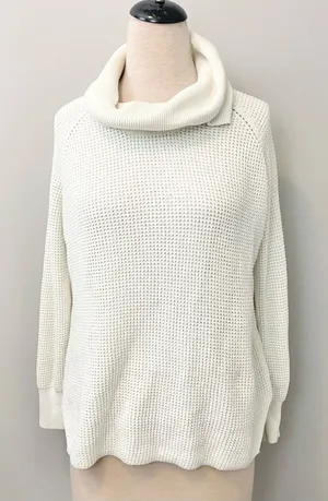 Michael Kors cowl neck oversized knit long sleeve sweater size large thumbnail 1