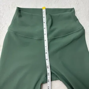 Willow Green Rib Leggings High-Rise Stretchy Fit‎ Size S thumbnail 6