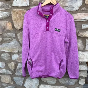 Simply Southern Magenta Fleece Pullover size XL thumbnail 2