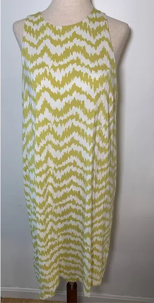 Ann Taylor yellow dress size medium summer thumbnail 1