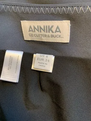 Annika Cutter & Buck Golf Skort Womens 4 Gray Pink Zip Pockets Stretch Tennis thumbnail 11