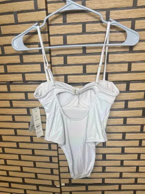 No boundaries metallic Cheeky high leg underwire one piece swimsuit size XS thumbnail 2