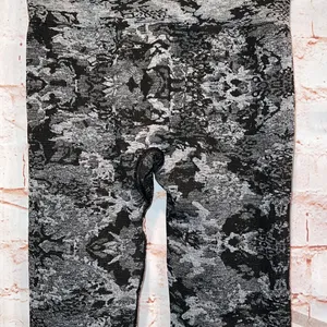 Womens best black camo leggings jacquard tights full length elastic waist thumbnail 9