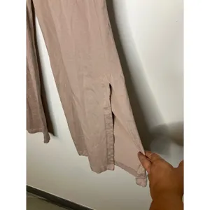Joie Wide Leg Pants Women S Mauve Excellent Organic Cotton Side Slit Lounge thumbnail 3