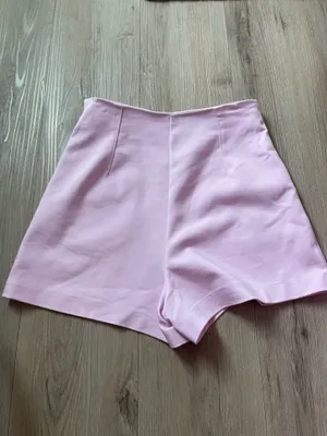 Pink ZARA Shorts High-Rise thumbnail 2