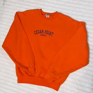 Orange Cedar Point Ohio Crewneck thumbnail 1