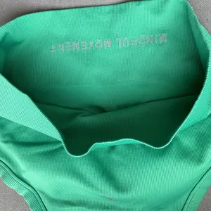 Alo Yoga Seamless Ribbed Favorite Bra Tank Lettuce L thumbnail 3