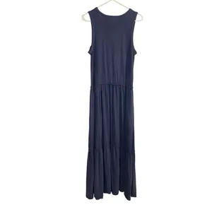 Aerie Blue Maxi Smock Dress Size Medium Cottage Bohemian Twee‎ thumbnail 5