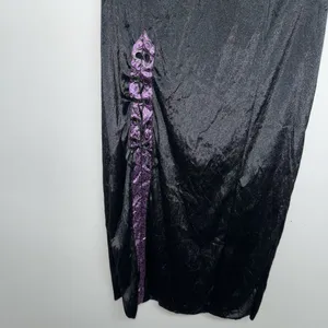 Spirit Halloween Witch Costume Dress Womens Size Medium Black Purple Cosplay Goth thumbnail 4
