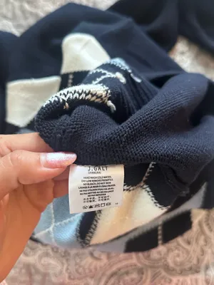 John Galt Brandy Melville Cardigan Argyle thumbnail 4