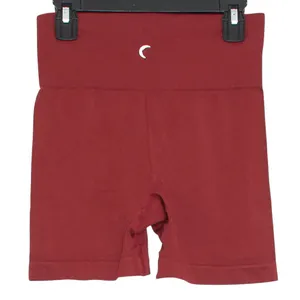 Zyia Shorts Pull On Athleisure Activewear Compression Biker Stretch Red Small thumbnail 3