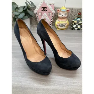 Christian Louboutin Ultra High Ultra Soft Suede Stiletto Heels thumbnail 14