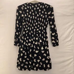 Maeve Anthropologie Heart Dress‎ Black Small thumbnail 3