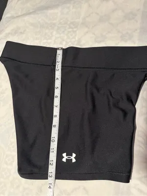 Under Armour Black Women's Athletic compression Shorts size XL thumbnail 11