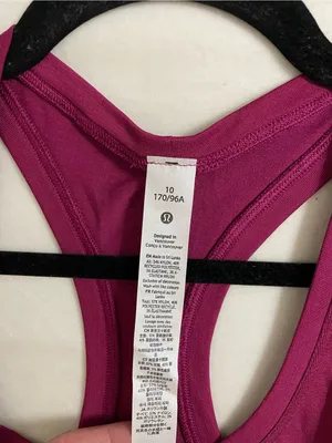 lululemon athletica NWT Swiftly Tech Racerback Tank Top 2.0 Magenta Purple 10 thumbnail 7