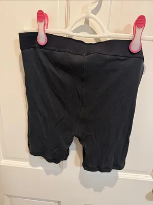 SKIMS Black Cotton Ribbed Boxer Short thumbnail 10