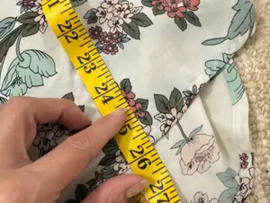Maurices Floral Print Short Sleeve Blouse - Size M thumbnail 6