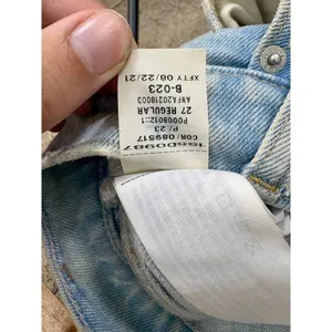 Abercrombie & Fitch Curve Love 90s Straight Ultra High Rise Blue Jeans Size 27 4 thumbnail 5