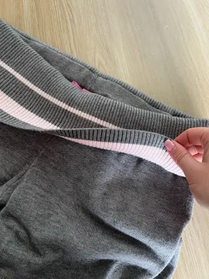 Edikted Kaliya Stripey Fold Over Knit Pants thumbnail 8