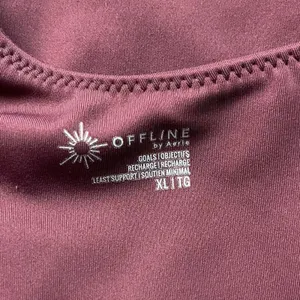 OFFLINE By Aerie Goals One Shoulder Sports Bra in Royal Berry Size XL Activewear thumbnail 7