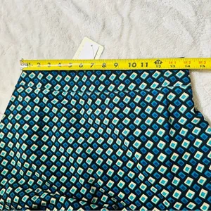 Band of Gypsies Colette Teal Geometric Mini Skirt Size M Cottagecore thumbnail 12