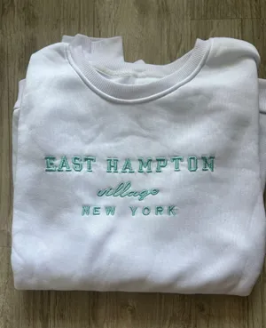 east hampton sweatshirt White Size L thumbnail 2