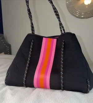 Large Neoprene Tote Bag Multipurpose Beach Bag with Inner Pocket for Women thumbnail 1