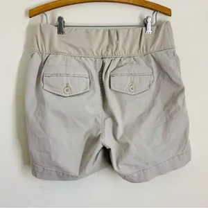 Gap Maternity Khaki Stretch Shorts Tan size 10 thumbnail 2
