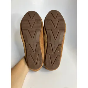 Vionic McKenzie Suede Loafers Brown Scalloped Trim Moc Toe‎ Slip On women's 9.5 thumbnail 8