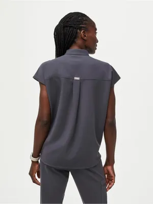 Figs Rafaela Scrub Top Charcoal Size XXL thumbnail 2