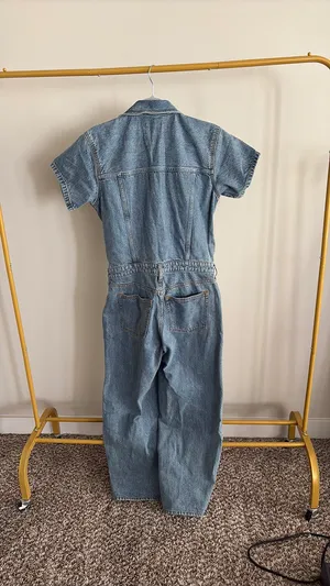 Abercrombie and Fitch Denim Romper thumbnail 2