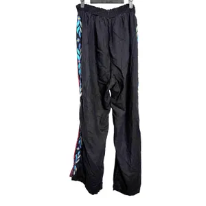 Johnny Was JW Los Angeles Pull On Black Embroidered Wide Leg Linen Pants Size 2X thumbnail 2