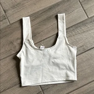H&M Divided White Tank Top thumbnail 3