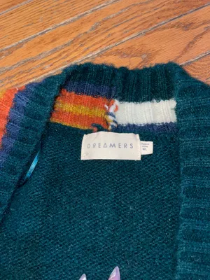 Forest Green Cardigan thumbnail 3