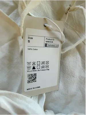 Size S Halara 100% Cotton Tie Back Ruffled Tiered Mini Dress White thumbnail 5