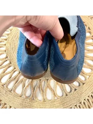 Franco Sarto Flexa Gala Slip-on Flat Loafers Size 6 Blue Denim Coastal Prep thumbnail 7