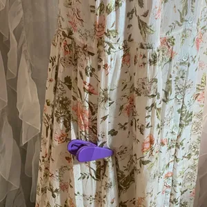 Frye L floral button down pockets Floral Maxi Dress thumbnail 7