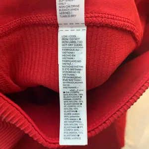 Athleta Salutation Stash Pocket Rib Flare Meg Red Pants Womens Medium thumbnail 14
