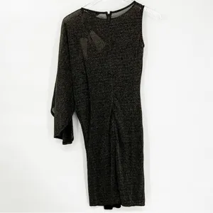 NWT Ted Baker‎ London Monyca Glitter One Shoulder Knee Length Dress XXS Cocktail thumbnail 4