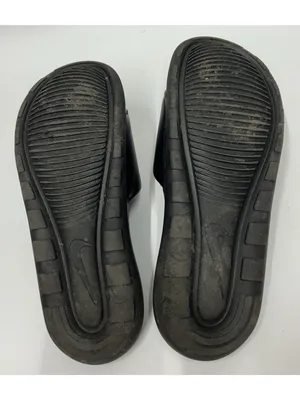 Nike Victori One Slides Women’s Size 8 Black White Logo CN9677-005 thumbnail 6