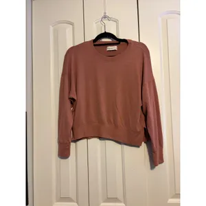 Abercrombie Fitch Soft AF Cozy Crewneck Pullover Sweatshirt Rose Mauve Size S‎ thumbnail 3