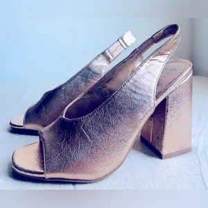 A New Day Rose Gold Block Heels thumbnail 4